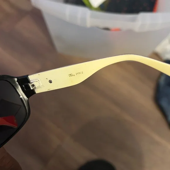 Dolce & Gabbana Black Sunglasses - Picture 3 of 4